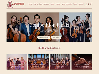 Music/Concert Website